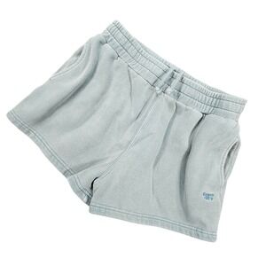 Superdry Women's Sage Green High Rise Sweat Shorts Size 8 EU 40 Adventurewear